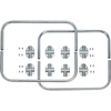 image:imageMytee Products BoltOn Hoop Sets for Cargo Load Lock Bar 1 Round Dia  Hoop Sets for Enclosed Trailers Cargo Vans Reefers4  Pack
