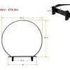image:imageMytee Products ETrack Bucket Holder  Enclosed Trailer 5 Gallon Holder  Accessories for Trailer Workshop amp Garage  Max 1225 Dia1