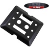 image:imageMytee Products ETrack Tie Down Mini Trailer Plates 6 x 5 2 Etrack amp 2 F Track Slots Heavy Duty Black Steel Bolton Etracks Cargo TieDowns for Trucks Vans Trailers Boats 4 Pack10  Pack