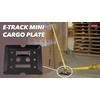 image:imageMytee Products ETrack Tie Down Mini Trailer Plates 6 x 5 2 Etrack amp 2 F Track Slots Heavy Duty Black Steel Bolton Etracks Cargo TieDowns for Trucks Vans Trailers Boats 4 Pack6  Pack