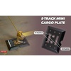 image:imageMytee Products ETrack Tie Down Mini Trailer Plates 6 x 5 2 Etrack amp 2 F Track Slots Heavy Duty Black Steel Bolton Etracks Cargo TieDowns for Trucks Vans Trailers Boats 4 Pack6  Pack