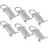 image:imageMytee Products Heavy Duty Adjustable Trailer Stake Pocket D Ring Zinc Coated w 12 Hitch Pin Load limit 5400 lbsamp 4 Adjustable Hole Stake Pocket DRing Tie Down Utility for Flatbed Trucks amp TrailerSilver