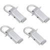 image:imageMytee Products Heavy Duty Adjustable Trailer Stake Pocket D Ring Zinc Coated w 12 Hitch Pin Load limit 5400 lbsamp 4 Adjustable Hole Stake Pocket DRing Tie Down Utility for Flatbed Trucks amp TrailerSilver w Outward Protruding