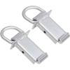 image:imageMytee Products Heavy Duty Adjustable Trailer Stake Pocket D Ring Zinc Coated w 12 Hitch Pin Load limit 5400 lbsamp 4 Adjustable Hole Stake Pocket DRing Tie Down Utility for Flatbed Trucks amp TrailerSilver w Outward Protruding