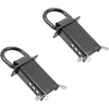 image:imageMytee Products Heavy Duty Adjustable Trailer Stake Pocket D Ring Zinc Coated w 12 Hitch Pin Load limit 5400 lbsamp 4 Adjustable Hole Stake Pocket DRing Tie Down Utility for Flatbed Trucks amp TrailerBlack