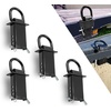 image:imageMytee Products Heavy Duty Adjustable Trailer Stake Pocket D Ring Zinc Coated w 12 Hitch Pin Load limit 5400 lbsamp 4 Adjustable Hole Stake Pocket DRing Tie Down Utility for Flatbed Trucks amp TrailerBlack