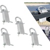 image:imageMytee Products Heavy Duty Adjustable Trailer Stake Pocket D Ring Zinc Coated w 12 Hitch Pin Load limit 5400 lbsamp 4 Adjustable Hole Stake Pocket DRing Tie Down Utility for Flatbed Trucks amp TrailerSilver