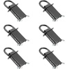 image:imageMytee Products Heavy Duty Adjustable Trailer Stake Pocket D Ring Zinc Coated w 12 Hitch Pin Load limit 5400 lbsamp 4 Adjustable Hole Stake Pocket DRing Tie Down Utility for Flatbed Trucks amp TrailerBlack