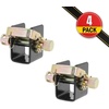 image:imageMytee Products Lashing Winch 2 Inches 1 Left 1 Right Bolt On Weld On Track Tie Down Tow Dolly Strap Truck Flat8 Pcs Set 4 Right  4 Left