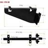 image:imageMytee Products Pack of 8 E Track Shelf Brackets  Enclosed Trailer Fixed Shelving Brackets  ETrack Accessories for Enclosed Trailer Cargo Truck Warehouse Garage8  Pack