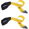 image:imageMytee Products 2 Pack 36 x 2 SingleLoop Driver Assist Strap with 12 Loop Handle 320 lbs WLL  960 lbs Break Strength  for Truck Cargo Trailers  YellowBlack2  Pack