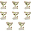 image:imageMytee Products 2 Pack E Track Roller Idler Swivel Fitting  3300 LBS Capacity  Heavy Duty E Track Tiedown Rail Accessories for Enclosed Trailers Flatbeds Pickup Truck Van Car8  Pack