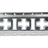 image:imageMytee Products 2 ft X Track Tie Down Rail ETrack Rail with Horizontal amp Vertical Slots Black Powder Coated Finish 12 Gauge Steel  Allows use of ETrack Straps in Horizontal or Vertical AlignmentGalvanized