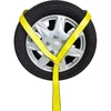 image:imageMytee Products 2 x 12 Winch Lasso Strap with O Ring Safety HI Viz Green Webbing 12 Cordura Sleeve 20 PackYellow