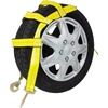 image:imageMytee Products 4 Pack Tow Dolly Wheel Net Basket Straps wSnap Hooks Auto Tie Down No Ratchet1  Pack