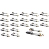 image:imageMytee Products 8 Pack 2 x 12 E Track Ratchet Straps with J Hook amp Spring EFittings 3000 lbs  Grey Heavy Duty Etrack Ratchet Tie Down Strap for Enclosed Trailers Trucks amp Vans20  Pack