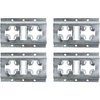 image:imageMytee Products 8 X Track Tie Down Rail ETrack Rail with Horizontal amp Vertical Slots Galvanized Finish  12 Gauge Steel Allows use of ETrack Straps in Horizontal or Vertical Alignment  8 PackGalvanized
