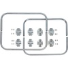 image:imageMytee Products BoltOn Hoop Sets for Cargo Load Lock Bar 1 Round Dia  Hoop Sets for Enclosed Trailers Cargo Vans Reefers1  Pack
