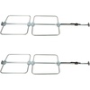 image:imageMytee Products BoltOn Hoop Sets for Cargo Load Lock Bar 1 Round Dia  Hoop Sets for Enclosed Trailers Cargo Vans Reefers2  Pack