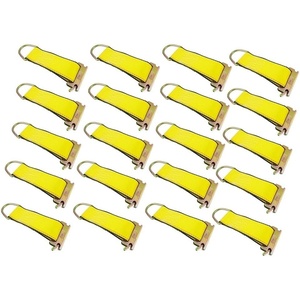 image:imageMytee Products 10 Pack ETrack Rope TieOffs 6 Yellow Cargo TieDowns WLL 1000Lbs wEtrack Spring Fittings for Tiedown in Pickups Trailers Trucks20  Pack
