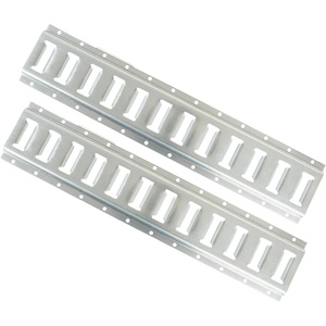 image:imageMytee Products 2 Pack 2 Horizontal ETrack TieDown Rail  Made in USA  HotDipped Galvanized Steel BoltOn Tie Down Rail for Cargo on Pickups Trucks Trailers VansGalvanized Silver