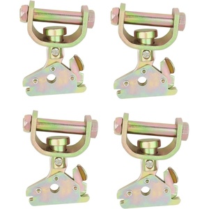 image:imageMytee Products 2 Pack E Track Roller Idler Swivel Fitting  3300 LBS Capacity  Heavy Duty E Track Tiedown Rail Accessories for Enclosed Trailers Flatbeds Pickup Truck Van Car4  Pack