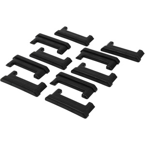 image:imageMytee Products 20 Pack ETrack Rail End Caps for Horizontal E Track  Black Plastic End Protector Cap for Horizontal E Track TieDown Rails in EnclosedUtility Trailers Cargo Vans Pickup Trucks10  Pack
