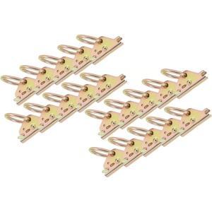 image:imageMytee Products 20 Pcs Steel ETrack O Ring TieDown Anchors for ETrack TieDown System ETrack Accessories to Secure Cargo in EnclosedFlatbed Trailers Trucks20  Pack