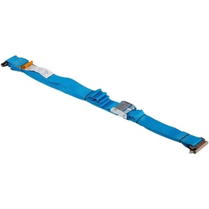 image:imageMytee Products 2x16 Logistic ETrack Cam Buckle Straps with Spring EFittings  2500 lbs Breaking Strength  Cam Buckle Cargo Load Straps for Enclosed Semi Trailers Box Trucks2 x 20