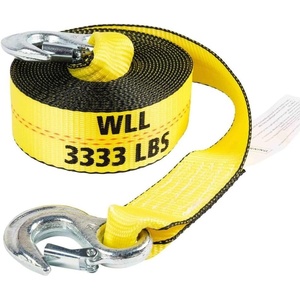 image:imageMytee Products 4 Pack 2 x20 Recovery Tow Strap with Forged Hooks  10000 Breaking Strength Heavy Duty Towing Strap for ATV Accessories  Towing Rope for Towing Vehicles in Roadside Emergency1  Pack