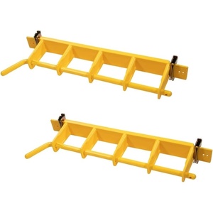 image:imageMytee Products 6Bay 16 ETrack Load Bar Holder for Semi Trucks Trailers Garages Warehouses  Yellow Rack Center Storage Rack for Shoring Beams and Logistic Bars  Fits Horizontal amp Vertical2  Pack