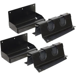 image:imageMytee Products Double L Holder for Cargo Load Bar Rod  Bolton to Truck Load Lock Bar Holder for Semi Truck amp Semi Trailers  2 Parts Top Restraint with Rubber Pad  Bottom Foot Protector2  Pack