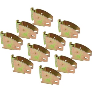 image:imageMytee Products ETrack Wood Beam End Socket Shelf Brackets wE Track Fittings for 2x4 amp 2x6 in Truck Trailer Van RV TieDown Systems  ETrack Accessories Cargo Storage Lumber Bracket10  Pack