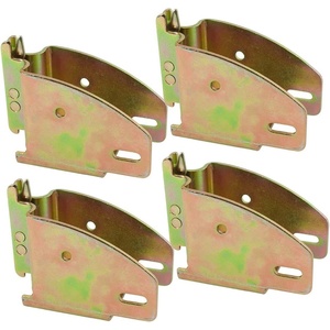 image:imageMytee Products ETrack Wood Beam End Socket Shelf Brackets wE Track Fittings for 2x4 amp 2x6 in Truck Trailer Van RV TieDown Systems  ETrack Accessories Cargo Storage Lumber Bracket4  Pack