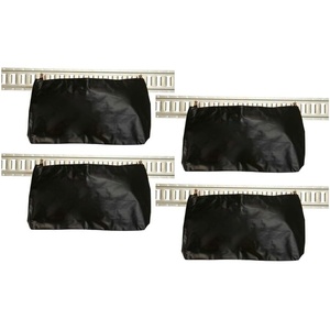 image:imageMytee Products Etrack Storage Bag with Spring Fittings 14 x 24  Insert into E Track HorizontalVertical Rail Slots Storage Bag for Strap Hooks and ETrack Accessories in Truck WLL 50lbs4  Pack