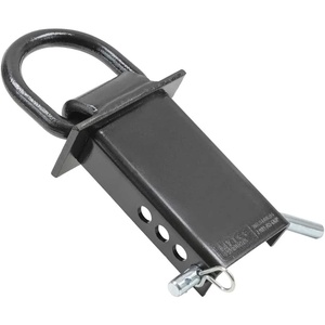 image:imageMytee Products Heavy Duty Adjustable Trailer Stake Pocket D Ring Zinc Coated w 12 Hitch Pin Load limit 5400 lbsamp 4 Adjustable Hole Stake Pocket DRing Tie Down Utility for Flatbed Trucks amp TrailerBlack