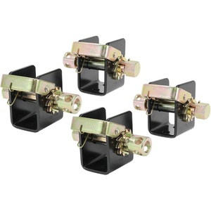 image:imageMytee Products Lashing Winch 2 Inches 1 Left 1 Right Bolt On Weld On Track Tie Down Tow Dolly Strap Truck Flat4 Pcs Set 2 Right  2 Left