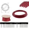 image:imageMytee Products 14 OD x 50 Red SAE J844 Nylon Air Brake Tubing DOT Approved  Pneumatic Nylon Line Hose for Brake System