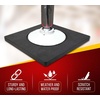 image:imageMytee Products 18x18x2 Heavy Duty Outrigger Pad for RV with Recessed Radius  Black Stabilizing Jack Landing Pad for Crane Wrecker Tow Truck RVs1  Pack