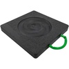image:imageMytee Products 18x18x2 Heavy Duty Outrigger Pad for RV with Recessed Radius  Black Stabilizing Jack Landing Pad for Crane Wrecker Tow Truck RVs1  Pack