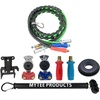 image:imageMytee Products 2 Pack 15 Ft Air Line Hose Assemblies with Flexible Grips amp 12 NPT Fittings  1 pair 2 pcs  Air Line Hose Straight Lead Set for Semi Truck Trailer Tractor1  Pack