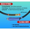 image:imageMytee Products 2 Pack 15 Ft Air Line Hose Assemblies with Flexible Grips amp 12 NPT Fittings  1 pair 2 pcs  Air Line Hose Straight Lead Set for Semi Truck Trailer Tractor2  Pack