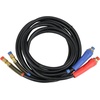 image:imageMytee Products 2 Pack 15 Ft Air Line Hose Assemblies with Flexible Grips amp 12 NPT Fittings  1 pair 2 pcs  Air Line Hose Straight Lead Set for Semi Truck Trailer Tractor1  Pack