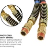 image:imageMytee Products 2 Pack 15 Ft Air Line Hose Assemblies with Flexible Grips amp 12 NPT Fittings  1 pair 2 pcs  Air Line Hose Straight Lead Set for Semi Truck Trailer Tractor2  Pack
