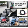 image:imageMytee Products 2 Pack 15 Ft Air Line Hose Assemblies with Flexible Grips amp 12 NPT Fittings  1 pair 2 pcs  Air Line Hose Straight Lead Set for Semi Truck Trailer Tractor2  Pack