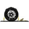 image:imageMytee Products 2 x 10 E Track Tire Straps  Over The Tire Car Hauler Ratchet Wheel Straps with ETrack Fittings  Car Trailer Tie Down Vehicle Auto Tie Down1  Pack