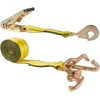 image:imageMytee Products 2 x 8 HeavyDuty Ratchet Strap with RTJ Cluster amp Snap Hooks  3333lbs WLL Car Hauler Tow TieDown for Trucks amp Trailers4  Pack