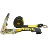 image:imageMytee Products 2 x14 Lasso Ratchet Strap Flat Hook Wheel Net Auto Tow Towing Tie Down1  Pack