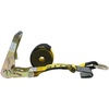 image:imageMytee Products 2 x14 Lasso Ratchet Strap Flat Hook Wheel Net Auto Tow Towing Tie Down1  Pack