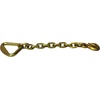 image:imageMytee Products 20 Pack 38 Grab Hook w 18 Chain Anchor 4 Delta Ring Tow Wrecker Hauling Tiedown20  Pack
